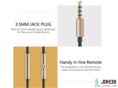 کابل هدفون استریو راک ROCK Muma Stereo Headphone
