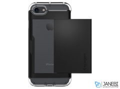 قاب اسپیگن Crystal Wallet Apple iPhone 7 مشکی