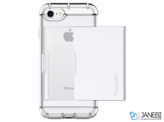 قاب اسپیگن Crystal Wallet Apple iPhone 7 سفید