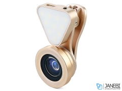 لنز فلاش دار واید و ماکرو گوشی موبایل لی کیو آی LIEQI LQ-035 Flash Light Lens