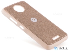 قاب محافظ طرح پارچه ای موتورولا Protective Cover Motorola Moto C Plus
