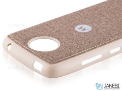 قاب محافظ طرح پارچه ای موتورولا Protective Cover Motorola Moto C Plus