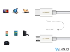 کابل تبدیل تایپ سی به میکرو یو اس بی یوگرین