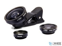 لنز گوشی موبایل لی کیو آی Lieqi LQ-003 Super Wide, Fisheye & Macro Lens