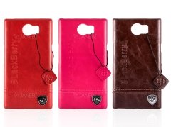 قاب محافظ چرمی بلک بری BlackBerry Priv Leather Case