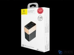 شارژر دیواری فست شارژ بیسوس Baseus Duke 3USB Smart Quick Charger