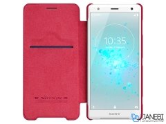 کاور نیلکین چرمی گوشی سونی  Xperia XZ2