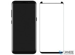 محافظ صفحه نمایش شیشه ای تمام چسب سامسونگ Benovo 3D Glass Samsung Galaxy S9