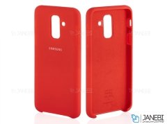 قاب محافظ سیلیکونی سامسونگ Silicone Cover Samsung Galaxy A6 Plus 2018