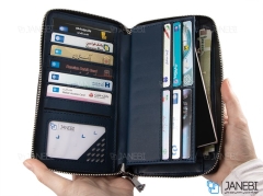 کیف چرمی رمزدار چند منظوره و گوشی موبایل GA Mobile Bag