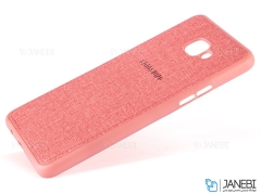 قاب محافظ طرح پارچه ای سامسونگ Protective Cover Samsung Galaxy J4 Plus