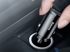 خرید عمده شارژر فندکی فست شارژ ماشین دو پورت بیسوس