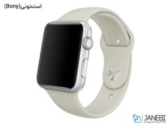 بند سیلیکونی اپل واچ طرح اسپرت Apple Watch Sport Band 38mm