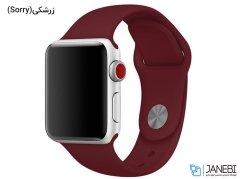 بند سیلیکونی اپل واچ طرح اسپرت Apple Watch Sport Band 38mm