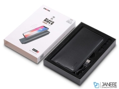 پاور بانک و کیف چرمی Zhuse Black Hole Series ZS-WB-001 8000mAh Power Bank And Leather Bag