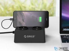 چند راهی 2 سوکت و 5 یو اس بی اوریکو Orico 2 AC with 5 USB Charging Port ODC-2A5U-V1-EU