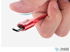 کابل تایپ سی تلفنی راک Rock RCB0657 Type-C Stretchable Cable 1.5m
