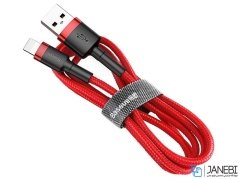 کابل شارژ سریع و انتقال داده لایتنینگ بیسوس Baseus Cafule Lightning Cable 1m 2.4A