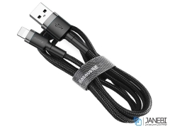 کابل شارژ سریع و انتقال داده لایتنینگ بیسوس Baseus Cafule Lightning Cable 0.5m 2.4A