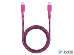 کابل انتقال داده تایپ سی انرژیا Energea Fibratough Cable Type-C to Type-C Fast Charge 1.5M