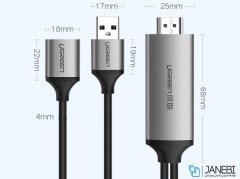 کابل مبدل اچ دی ام آی به یو اس بی Ugreen HDMI Full HD 1080p to USB