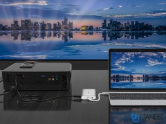 هاب تایپ سی اوریکو Orico XC-304 8 in 1 Type-C Multifunction Docking Station