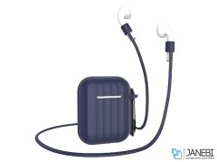 کاور محافظ و بند ایرپاد Dirose Silicone Case Airpods