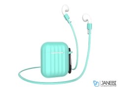 کاور محافظ و بند ایرپاد Dirose Silicone Case Airpods