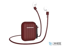 کاور محافظ و بند ایرپاد Dirose Silicone Case Airpods