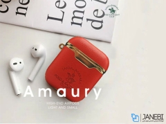 کاور چرمی پولو ایرپاد Polo Leather Cover Airpod