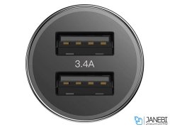 خرید شارژر فندکی فست شارژ ماشین با کابل لایتنینگ بیسوس