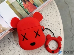 کاور محافظ سیلیکونی ایرپاد طرح خرس Bear Silicone Case Apple Airpods