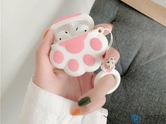 کاور محافظ سیلیکونی ایرپاد طرح ردپا سگ Dog Footprints Silicone Case Apple Airpods
