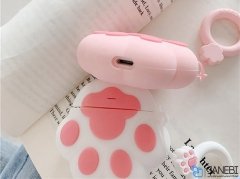 کاور محافظ سیلیکونی ایرپاد طرح ردپا سگ Dog Footprints Silicone Case Apple Airpods