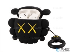 کاور محافظ سیلیکونی ایرپاد طرح آدم فضایی Alien Silicone Case Apple Airpods
