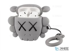 کاور محافظ سیلیکونی ایرپاد طرح آدم فضایی Alien Silicone Case Apple Airpods
