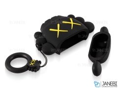 کاور محافظ سیلیکونی ایرپاد طرح آدم فضایی Alien Silicone Case Apple Airpods