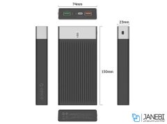 پاور بانک اوریکو Orico K20P 20000mAh Power Bank