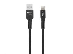 کابل شارژ و انتقال داده لایتنینگ Wolf Lightning Cable 1m