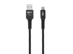 کابل شارژ و انتقال داده میکرو یو اس بی Wolf Micro USB Cable 1m