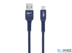 کابل شارژ و انتقال داده میکرو یو اس بی Wolf Micro USB Cable 1m