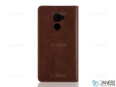 کیف طرح چرم بلک بری BlackBerry DTEK60 Leather Cover