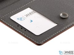 کیف طرح چرم بلک بری BlackBerry Aurora Leather Cover