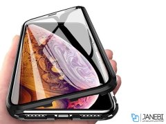 قاب مگنتی و محافظ صفحه شیشه ای آیفون Glass Magnetic 360 Case Apple iPhone X/XS