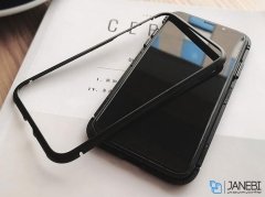 قاب مگنتی و محافظ صفحه شیشه ای آیفون Glass Magnetic 360 Case Apple iPhone X/XS