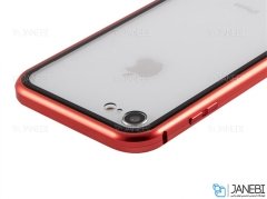 قاب مگنتی و محافظ صفحه شیشه ای آیفون Glass Magnetic 360 Case Apple iPhone 7/8