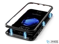 قاب مگنتی و محافظ صفحه شیشه ای آیفون Glass Magnetic 360 Case Apple iPhone 7/8