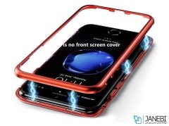 قاب مگنتی و محافظ صفحه شیشه ای آیفون Glass Magnetic 360 Case Apple iPhone 7/8