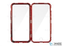 قاب مگنتی و محافظ صفحه شیشه ای آیفون Glass Magnetic 360 Case Apple iPhone 6/6S