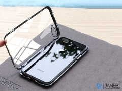 قاب مگنتی و محافظ صفحه شیشه ای آیفون Glass Magnetic 360 Case Apple iPhone 7 Plus/8 Plus
